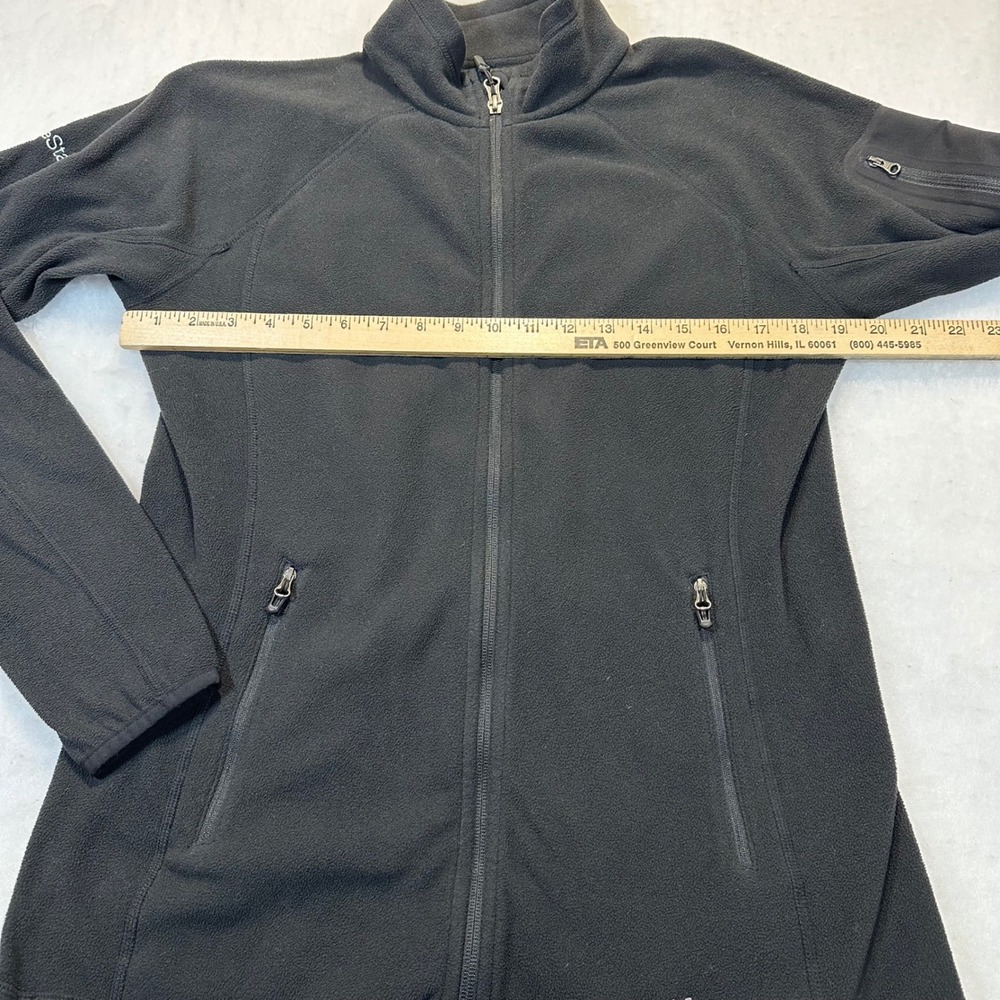 Marmot‎ Polartec Fleece Jacket Womens Large Black Full Zip Outdoor Gorpcore - Picture 4 of 8